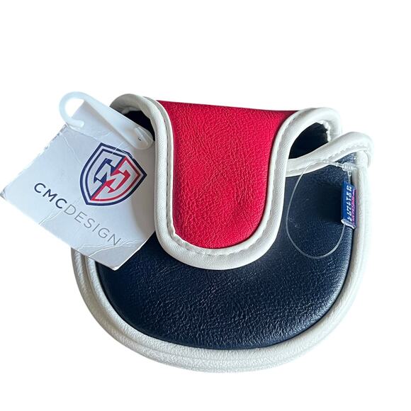 CMC DESIGN USA MALLET PUTTER HEADCOVER MAGNETIC LIMITED EDITION RYDER CUP - Picture 3 of 4